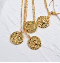 ♎️ Sagittarius Necklace, Pisces Necklace, Virgo Necklace, Taurus Necklace, Leo Necklace, Scorpio Necklace, Libra Necklace, Necklace Necklace, Coin Necklace