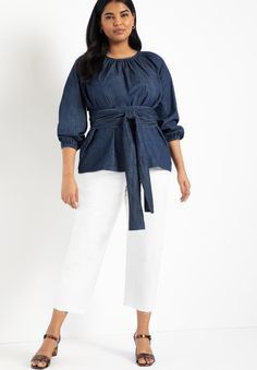 Apple Shape Outfits, Size 16 Women, Plus Size Work, Plus Size Summer Outfits, Faux Wrap Top, Look Plus Size, Plus Size Brands, Plus Size Fashion For Women, Professional Outfits