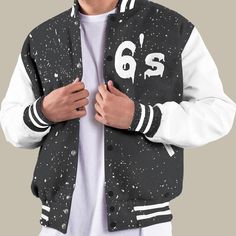 Highlight Made to match JordanReverse Oreo 6s Material Outer fabric 100 high-grade Polyester Knit Fabric inner lining black windproof fabricAbout This Item- DunkareReverse Oreo 6s Varsity Jacket is made to match Nike Reverse Oreo 6s offering the perfect pairing for your outfits. Designed to reflect the unique colorway and signature details of Nike Reverse Oreo 6s this Varsity Jacket match sneaker ensures a seamless stylish look. Whether youre hitting the streets or showcasing your sneakerhead st Varsity Jacket Outfit, Baseball Varsity Jacket, Jacket Outfit, Matching Jordans, Sneaker Head, The Streets, Jacket Outfits, High Grade, Oreo