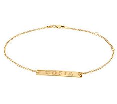 Raise the bar on you personal style with this personalized bracelet. Nameplate Bracelets With Engraving Option For Everyday, Everyday Nameplate Bracelets With Engraving Option, Raise The Bar, Bracelets Silver, Jewelry Bracelets Gold, Jewelry Bracelets Silver, Personalized Bracelet, Name Jewelry, Name Bracelet