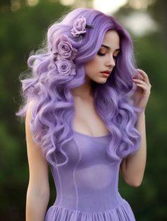 Soft Purple Hair, Lavender Hair Color Ideas, Purple Hair Color Ombre, Pink Haircut, Dark Purple Hair Color, Pink And Purple Hair, Purple Hair Color Ideas, Pastel Purple Hair