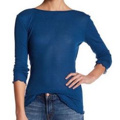 Nwt Free People Eyeswide Open Knit Open Back Top Dusty Blue Very Light Weight Material Update Your Essentials With This Casually Cool Long-Sleeve Top By Free People. Boat Neckline Pullover Styling Long Sleeves Hits At Hip Approx: Measurements Medium: Bust 31”, Length 26” Large: Bust 32”, Length 26.5” 60% Cotton/40% Modal Blue Stretch Fine Knit Top, Chic Stretch Blue Knit Top, Chic Blue Long Sleeve Knit Top, Blue Stretch Knit Top For Spring, Chic Blue Knit Top For Layering, Blue Knit Top For Spring, Blue Stretch Knit Top For Layering, Blue Long Sleeve Fine Knit Top, Chic Fine Knit Blue Tops