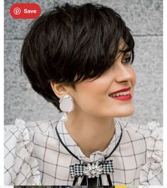 Brunette Pixie, Longer Pixie Haircut, Long Pixie Hairstyles, Fine Straight Hair, Long Pixie Cuts, Short Hairstyles For Thick Hair, Long Pixie, Haircut For Thick Hair