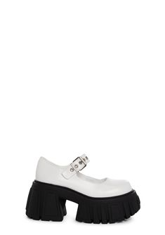 base Retro Mary Janes With Platform And Round Toe, White Mary Jane Heels With Buckle Closure, Mary Jane Shoes With Chunky Platform And Ankle Strap, Chunky Platform Mary Janes With Ankle Strap, Platforms Shoes, Current Mood Clothing, Shoes 2022, Platform Mary Janes, Current Mood