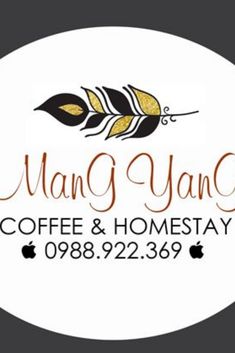 the logo for mang yang coffee and homestay