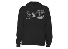 String Theory T-Shirt | SnorgTees Stretch Cotton Hoodie With Graphic Print, Fitted Cotton Hoodie With Graphic Print, Cotton Stretch Hoodie With Graphic Print, Cozy Stretch Cotton Hoodie, Fitted Cotton Hoodie With Letter Print, Comfortable Cotton Hoodie With Cozy Fit, Comfortable Cotton Trendy Hoodie, Comfortable Cotton Hoodie, Trendy Cotton Hoodie With Cozy Fit