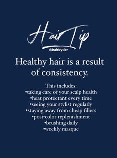 Hair Tips And Tricks Healthy, Monat Tip Tuesday, Monat Post Ideas, Hairstylist Instagram Content Ideas, Healthy Hair Quotes, Happy Hair Quotes, Monat Wash Instructions, Hairstylist Instagram Content, Hair Tip Tuesday Monat