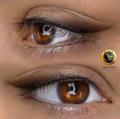 Permanent Brown Eyeliner, Tattoo Eyeliner Styles, Brown Permanent Eyeliner, Ombre Eyeliner Tattoo, Eyebrow Tattoo Ideas, Permanent Lip Color Tattoo, Faded Eyeliner