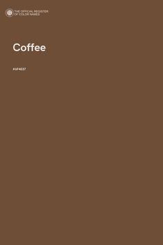 the cover of coffee is shown in black and white