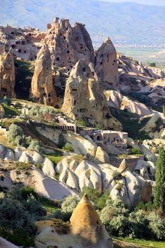 the rock formations in cappad national park