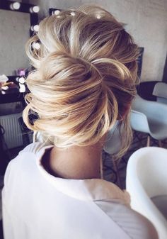 Tonyastylist Long Wedding Hairstyles / http://www.deerpearlflowers.com/long-wedding-hairstyles-from-instagram-hair-gurus/3/ Wedding Hairstyles Bride, Up Dos For Medium Hair, Good Hair Day, Great Hair, Hair Dos, Bride Hairstyles