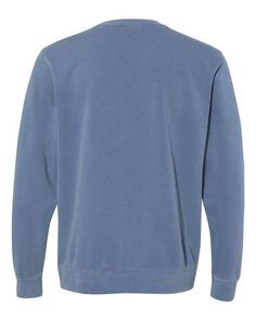 Midweight Pigment-Dyed Crewneck Sweatshirt - PIGMENT SLATE BLUE - 3XL | Independent Trading Co. Men's Midweight Pigment-Dyed Crewneck Sweatshirt in Pigment Slate Blue Size 3XL | 80/20 Cotton/Polyester Blue Washed Crew Sweatshirt, Blue Washed Cotton Sweatshirt, Washed Blue Crew Neck Sweatshirt Soft-washed, Blue Soft-washed Crew Sweatshirt, Soft-washed Blue Crew Sweatshirt, Blue Crew Neck Soft-washed Sweatshirt, Soft-washed Long Sleeve Sweatshirt In Washed Blue, Long Sleeve Soft-washed Sweatshirt In Washed Blue, Blue Pigment