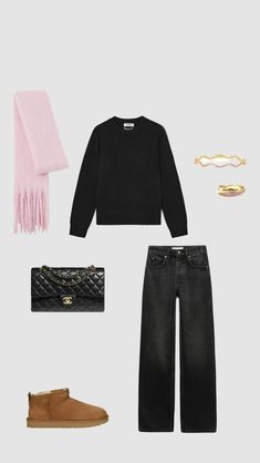 Straight Black Jeans Outfit, Fits 2023, Best Costume Design, Best Costume, Mode Zara, Cat Shoes, Skandinavian Fashion, Stockholm Style, Pink Scarf