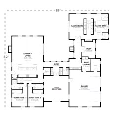 the floor plan for this home