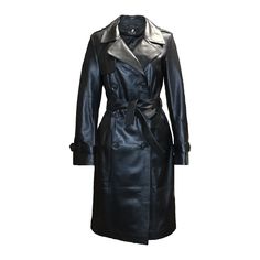 Leather Bodycon Dress Trench Coat, Casual Summer Rompers, Knee Boots Outfit, Long Leather Coat, Fashion Magazines, Leather Trench, Chic Leather, Trench Coat Black, Casual Vest