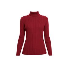 You can't go wrong with a classic turtleneck sweater. Our version is spun from a ribbed-knit in soft merino wool that contours your silhouette without feeling restricting. Slip yours on for day with smart tailoring and flats. Composition: 100% Italian merino wool.  Hand wash, Gentle dry clean  Ribbed-knit, slips on Red Turtleneck Outfit, Fall Winter Fashion Trends, Red Turtleneck Sweater, Classic Turtleneck, Turtleneck Outfit, Rib Sweater, Red Turtleneck, Outfit Plan, Ribbed Turtleneck Sweater