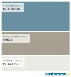 the color scheme for blue ocean is shown in shades of gray, beige and grey