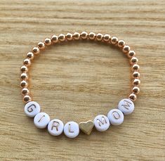 Girl mom bracelet girls mom gift Mom of girls gift | Etsy Dainty Rose Gold Bracelets For Personalized Gift, Customizable Dainty Rose Gold Bracelets, Dainty Rose Gold Bracelet For Personalized Gift, Custom Rose Gold Dainty Bracelet, Custom Name Rose Gold Bracelet For Gift, Rose Gold Custom Name Bracelet For Gift, Hypoallergenic Rose Gold Name Bracelet, Customized Bracelets For Best Friend Gift On Mother's Day, Customizable Rose Gold Bracelets For Birthdays