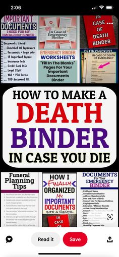 List Of Things To Do When Someone Dies, Emergency Binder Important Documents, Organize Important Documents Binder, Important Documents Binder, Emergency Folder Important Documents, In Case Of Emergency Binder, Final Wishes, Life Organization Binder, Family Emergency Binder