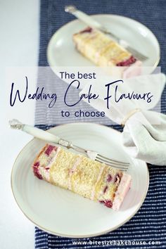 the best wedding cake flavors to choose