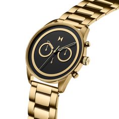 a classic men’s racing watch made modern. the mvmt pharaoh chronograph watch for men features a gold watch case and black watch dial. worldwide shipping + easy returns. Classic Jewelry Pieces, Polarized Glasses, Watch Dial, Gold Watch Men, Chronograph Watch Men, Art Pendant, Watch For Men, Classic Jewelry, Watch Sale