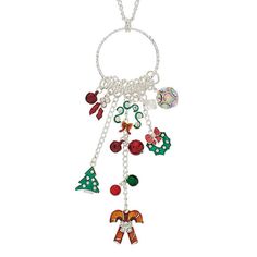 Jingle All The Way 2pc Christmas Dangling Silver Tone Earrings & Charm Necklace Set Nwt Brand: Jingle All The Way Includes A Pair Of Red Metallic Christmas Bell Dangling Earrings. Also Includes An Adjustable Silver Tone Charm Necklace. Circle Hoop With Various Christmas Themed Charms Dangling: Wreath, Christmas Tree, Mistletoe, Candy Canes, Ribbons, Ornaments, And Bells Jazz Up Your Holiday Ensemble When You Add This Christmas Charm Pendant To Your Look. Necklace Details Length: 32 In. With 2.5- Artsy Earrings, Silver Link Necklace, Metallic Christmas, Red Beaded Bracelet, Beads Craft Jewelry, Multi Chain Necklace, Beads Craft, Green Beaded Necklace, Christmas Necklace