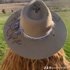 100% Wool, Flat Brimmed Hats. Each One Is Handcrafted And Burned With Precision. Brand New. This Cactus Hat Is Warm Olive Green. Custom Cowboy Hats Women, Flat Brimmed Hats, Burned Hats, Cactus Hat, Cowboy Hats Women, Custom Cowboy Hats, Hat Bar, Flat Brim Hat, The Time Is Now