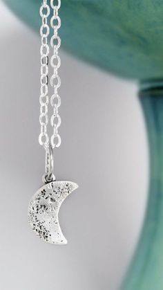 STerling Silver Moon NEcklace $44.95 Get yours by clicking here #moonjewelry #crescentmoon #silvermoonnecklace Dance In The Moonlight, Crescent Moon Necklace Silver, Moon Necklace Silver, Moon And Star Ring, Dancing In The Moonlight, 18th Birthday Gifts