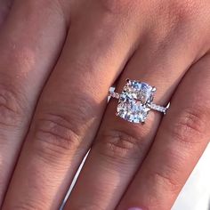 Elongated Cushion Cut Moissanite Engagement Ring Cushion Cut Engagement Ring Cushion Cut Solitaire 3.5 CT Cushion Solitaire Engagement Ring ⦿ 𝐃𝐞𝐬𝐢𝐠𝐧 𝐍𝐨 : JPR096 E CUS 8 ⦿ 𝐑𝐢𝐧𝐠 𝐃𝐞𝐭𝐚𝐢𝐥𝐬 * Main Stone Shape : Elongated Cushion Cut * Main Stone Carat Weight : 3.5 carat Approx. * Main Stone MM Size : 11X9MM * Side Stone Shape : Round Cut * Side Stone Carat Weight : 0.08 carat Approx. * Stone Type: Moissanite Diamond  * Stone Color: D Color * Stone Clarity: VVS1 * Custom color: Solid Rose Gold, Solid Yellow Gold, and Solid White Gold. * All silver or gold pieces are stamped with the metal type on the inside. Feel free to contact me with any questions or requests. ⦿ 𝐑𝐢𝐧𝐠 𝐒𝐢𝐳𝐞 → A larger Ring size is available, please feel free to contact me if you need another ring size. Cushion Cut Engagement Ring Solitaire, Cushion Solitaire, Moissanite Engagement Ring Cushion Cut, Engagement Rings Cushion Solitaire, Elongated Cushion Cut, Cushion Cut Moissanite, Engagement Rings Cushion, Cushion Cut Ring, Cushion Cut Engagement Ring