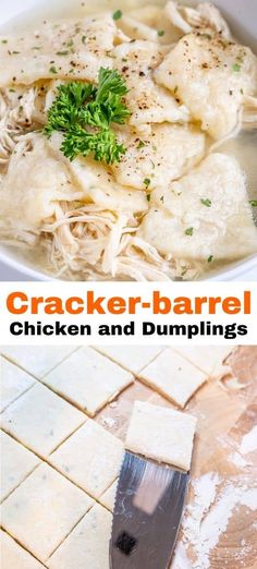 this chicken and dumpling recipe is so easy to make