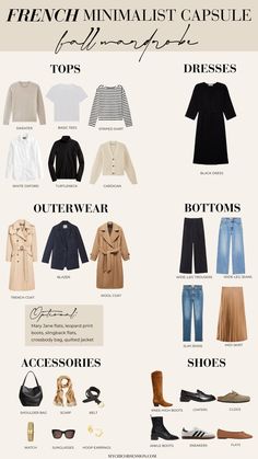 Travel Capsule Wardrobe Fall, French Minimalist Wardrobe, Closet Refresh, French Minimalist, Travel Attire