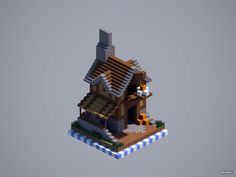 a small house made out of lego blocks