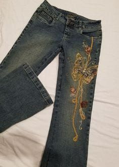 Butterfly Jeans, Cute Jeans, Shopping Spree, Looks Style, Looks Vintage