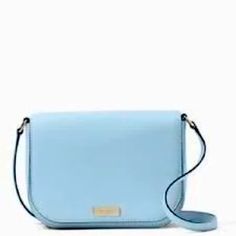 Nwt Kate Spade Ny Large Carson Laurel Way Cloudcover Crossbody Bag, With Original Care Card. This Bag Has An Inner Divider And An Inside Zip Pocket. It Is In Immaculate Condition. Measures 9x7x2” And Has A 19” Crossbody Strap. Blue Formal Bags For Spring, Blue Shoulder Bag For Formal Occasions In Spring, Formal Blue Shoulder Bag For Spring, Formal Light Blue Kate Spade Bag, Classic Kate Spade Bags For Spring, Kate Spade Light Blue Bag, Spring Bags, Small Crossbody Purse, Kate Spade Purse