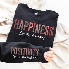 Sleeve Shirt Design, Sleeve Svg, Positive Daily Affirmations, Glitter Png, Quote Svg, Adulting Shirts, Party Prints, Happiness Is, Design Png