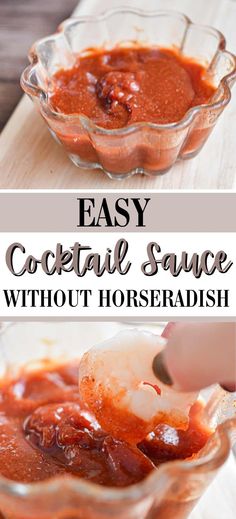 easy cocktail sauce without horseradish