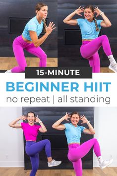 two women performing beginner exercises Low Intensity Cardio At Home, 10 Minute Hiit Workout At Home, Beginner Cardio Workout At Home, 10 Min Cardio Workout, Low Impact Workout At Home, Beginner Hiit Workout, Beginner Hiit, 10 Minute Cardio Workout, Beginner Workout Video