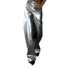 Introducing the 2023 Spring-Summer Collection's street-style silver elevated-rise jean pants—a trendy must-have for stylish trendsetters who love to make a bold statement! These wide leg denim pants feature a flattering high-waistline silhouette. with a zipper and button closure that lets you adjust the fit type for maximum comfort.Why You'll Love These PantsNail the street-style vibe and showcase your fashion-forward style with these silver tall-waist jeans that combine vintage charm and coutur Summer Streetwear Full-length Jeans, Trendy Relaxed Fit Bottoms For Fall, Non-stretch Wide Leg Streetwear Bottoms, Fall Streetwear High-waisted Flare Jeans, High Rise Bottoms For Fall Streetwear, High-waisted Flare Jeans For Fall Streetwear, Fall High-waisted Flare Jeans For Streetwear, Summer Streetwear Full-length Flare Jeans, Relaxed Fit Trendy Bottoms