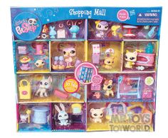 the littlest pet shop shopping mall playset is packed with toys and accessories for sale