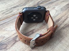 "Leather Apple Watch Band 38mm 40mm 42mm 44mm, handmade watch strap, iwatch band, Free Message Engraving, Christmas Gift, anniversary gift Long Track Length: 4.5\" Short Track Length: 3.5\" Good for Apple Watch band Series 1 2 3 4 5 6 & SE 38 mm 40 mm 42mm or 44 mm Four different color options for adapters (Silver, Black, Rose Gold, Gold). Different Color options for stitching. Our products are premium quality handmade leather goods. All of the leathers are processed in traditional technique Adjustable Brown Apple Watch Band For Gift, Adjustable Brown Apple Watch Band As Gift, Rectangular Brown Watch Bands For Gift, Rectangular Brown Watch Bands As Gift, Brown Handmade Adjustable Watch Band, Brown Rectangular Apple Watch Band Gift, Handmade Adjustable Brown Watch Band, Adjustable Handmade Brown Watch Bands, Brown Leather Strap Watch Band As Gift