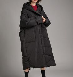 This down coat make with 90% duck down ,very warm in the winter .also could be custom made for any size. This is a winter down jacket fill with down.we design it with a very thick and warm style.this down jacket could keep you very warm in the cold winter.the side pockets is very useful.a unique design women winter coat. Material: 90% duck down ,polyester Style: Casual Package Contents: 1 x down coat S:Length:112cm chest:102cm shoulder:39 cm sleeve:60cm M:Length:112cm chest:108cm shoulder:40 cm Winter Down Puffer Jacket With Adjustable Hood, Winter Down Parka With Fleece Lining, Thick Hooded Puffer Jacket For Winter, Winter Hooded Down Jacket With Fleece Lining, Down Puffer Jacket With Adjustable Hood, Winter Wear Hooded Duck Down Puffer Jacket, Hooded Down Puffer Jacket For Winter, Winter Hooded Down Puffer Jacket, Hooded Duck Down Puffer Jacket For Winter