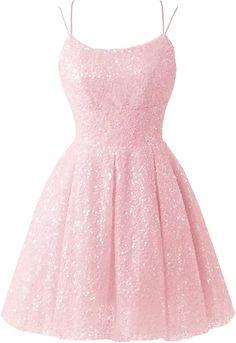 Sequin Homecoming Dresses for Teens Sparkly Tulle Ball Gown Spaghetti Straps Short Prom Dress 2023 Hot Pink Size 4 Pink Prom Dresses Short, Prom Dress 2023, Pink Sparkly Dress, Homecoming Dresses For Teens, Grad Dresses Short, School Dance Dresses, Lover Dress, Pink Dress Short