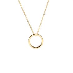 Gold Small Circle pendant chain necklace for women. These beautiful necklace is made with stainless steel with 5 microns of 18 kt gold-plated, you can use it every day because it is resistant and waterproof necklace. It is a Hypoallergenic Necklace. Type of chain: Box chain, large 45 cm adjustable with a 5 cm chain. Also, we can make it longer or shorter if you want it, just choose the necklace length. Chain thickness: 2 mm  Pendant size: 10 x 10 mm    Pendant width: 4 mm You can wear it in any occasion, and it is perfect for any outfits because it will make you feel unique. The Circle is a universal sign that symbolizes eternity, life wholeness and perfection. It can also suggest the cycle of time or the orbit of the planets. Many people believe that giving someone a circle pendant neckla Tarnish Resistant Hoop Necklace, Gold Circle Jewelry In Stainless Steel, Gold Circle Stainless Steel Jewelry, Gold Circular Stainless Steel Jewelry, Stainless Steel Round Charm Necklaces, Dainty Hoop Necklaces As Gift, Minimalist Gold Hoop Necklace, Dainty Gold Hoop Necklace, Gold Circle Stainless Steel Necklace