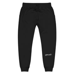 Well-made and lined with fleece, these comfortable Unisex Fleece Sweatpants will be your first choice for a casual everyday outfit--all you need to add is a graphic tee and sneakers to finish off the look.  * 100% cotton face * 65% cotton, 35% polyester * Charcoal Heather is 55% cotton, 45% polyester * Tightly knit 3-end fleece * 5-thread stitching * Cuffed and side-seamed legs * Elastic inside the waistband * Flat drawstrings in a matching color * 2 cross pockets in front * 1 top-stitched patch pocket on the back of the right leg * Ribbed waist, cuffs, and gusset at crotch * Blank product sourced from Pakistan Sports Cotton Pants With Logo Print, Sportswear Logo Print Bottoms For Streetwear, Cotton Sportswear Bottoms With Logo Print, Sporty Pants With Logo Print For Sports, Casual Black Joggers With Logo Print, Black Sweatpants With Logo Print For Loungewear, Sporty Relaxed Fit Pants With Logo Print, Athleisure Cotton Bottoms With Logo Print, Cotton Athleisure Bottoms With Logo Print