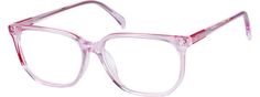 Order online, unisex pink full rim acetate/plastic rectangle eyeglass frames model #4424719. Visit Zenni Optical today to browse our collection of glasses and sunglasses. Glasses Ideas, Princess Closet, Pink Eyeglasses, Pink Rectangle, Fake Glasses, Colored Glasses, Rectangle Glasses, Rose Colored Glasses, Zenni Optical