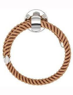 an image of a rope ring on a white background with clipping for the clasp