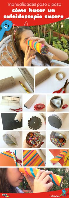 the instructions for how to make an easy paper plate craft with scissors and other materials