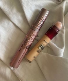 Concealer Aesthetic, Lash Sensational Sky High Mascara, Sky High Mascara, Age Rewind Concealer, Maybelline Concealer, Maybelline Instant Age Rewind, Essence Makeup, Maybelline Lash Sensational, Age Rewind