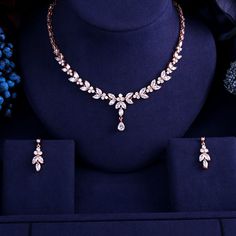 Wedding Jewelry - Cubic Zirconia Bridal Jewelry Set - Available in Silver