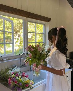 Kitchen Goals, 2024 Kitchen, Instagram Kitchen, Spring Inspo, Spring Mood, Black Femininity, Flower Therapy, Princess Aesthetic, Spring Aesthetic